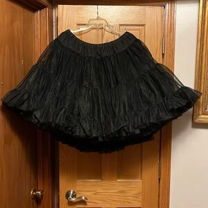 Black Square Dance Petticoat
